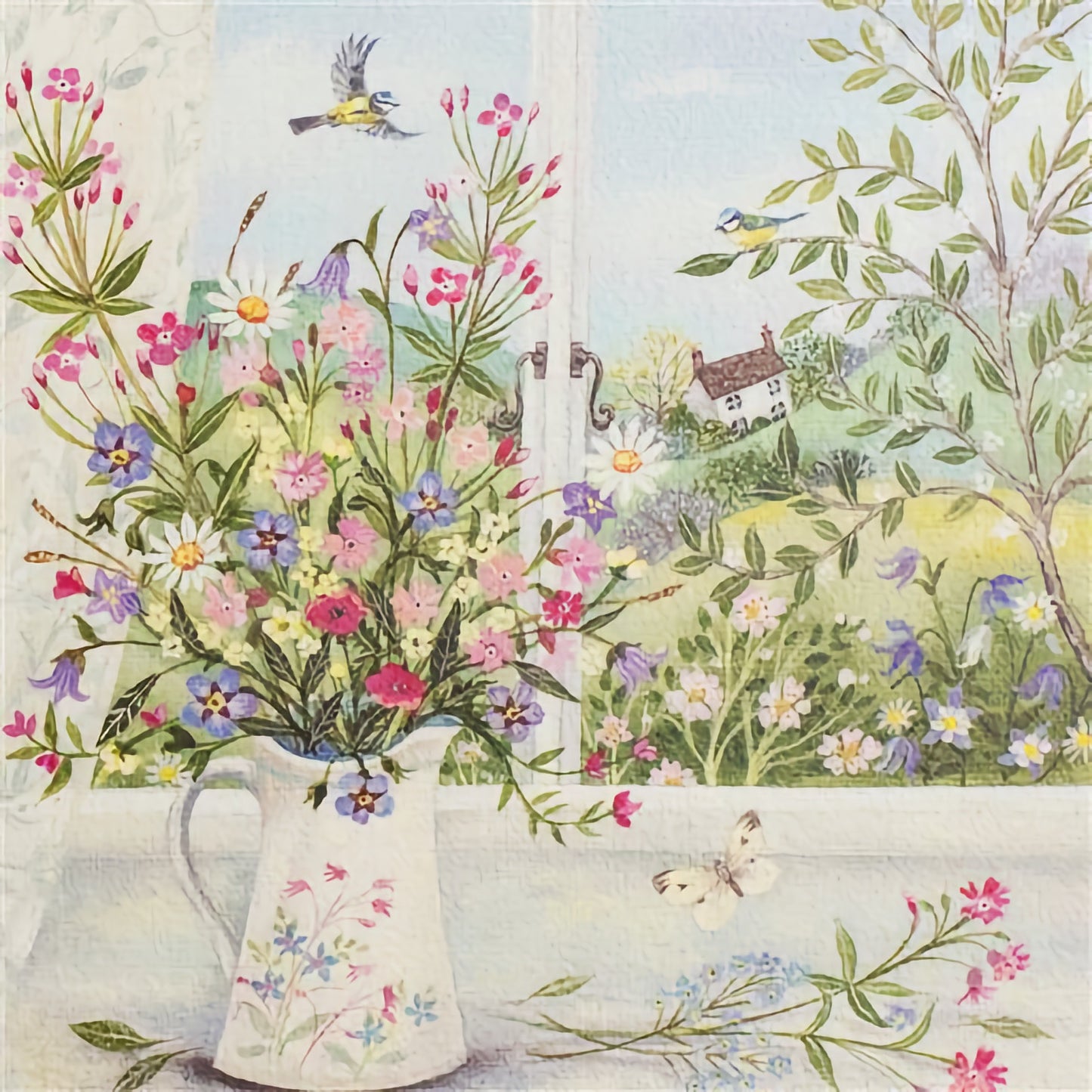 Jug Of Wild Flowers