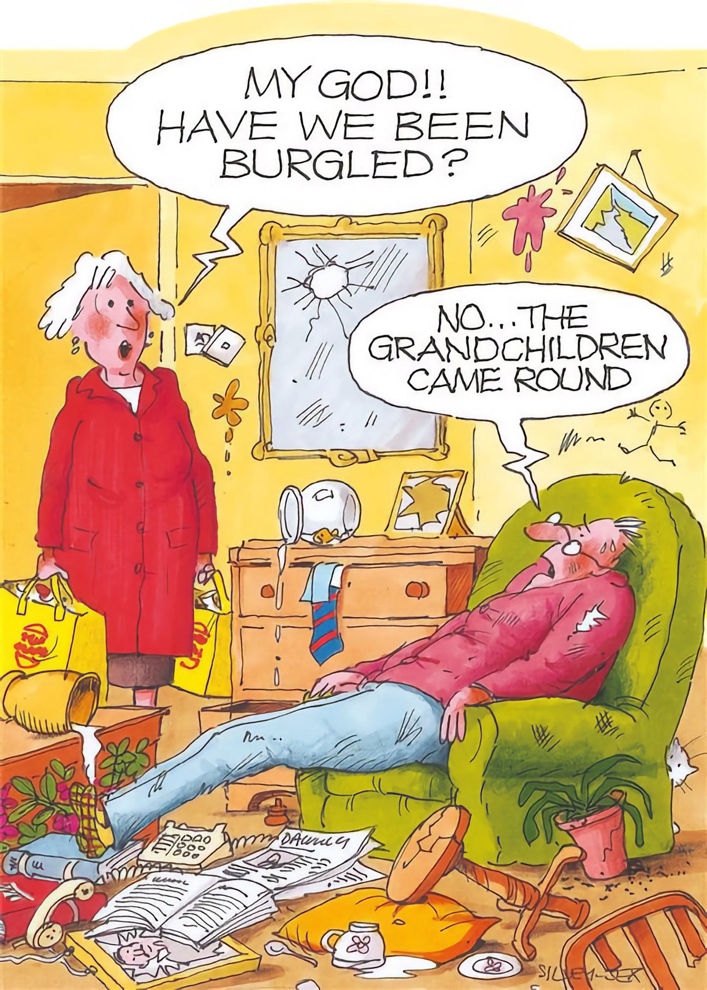 Burgled