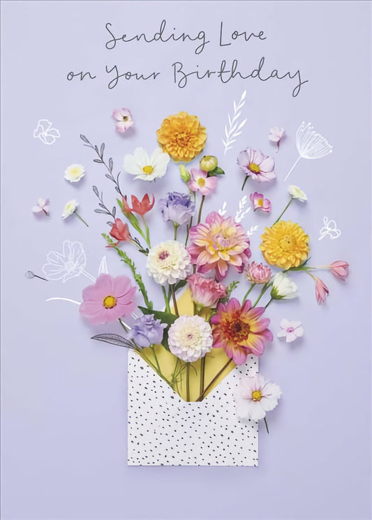 Envelope With Flowers