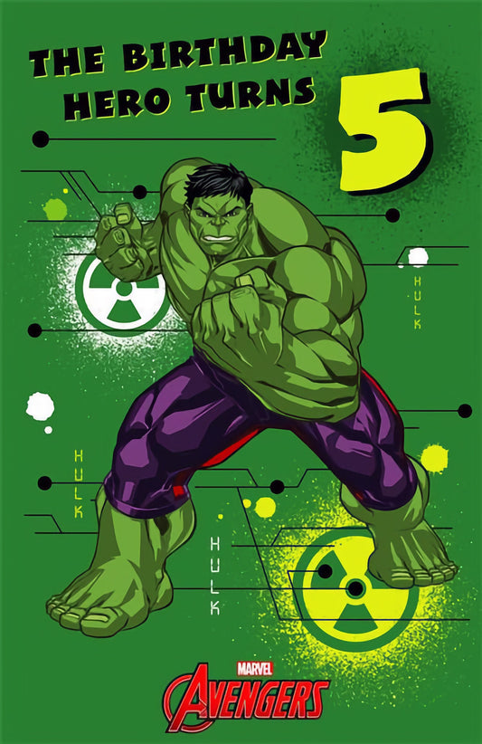 5th Birthday Avengers Hulk