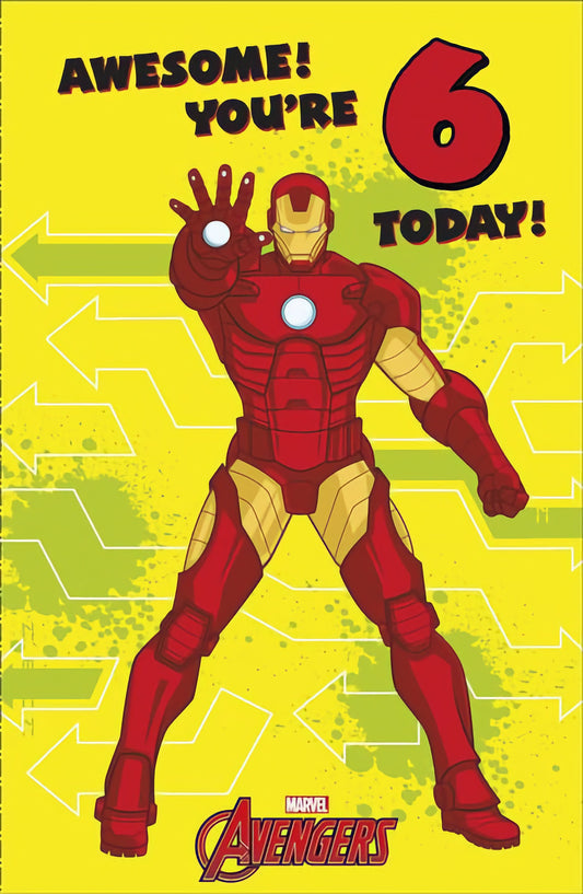 6th Birthday Avengers Iron Man