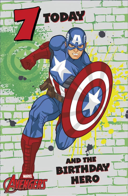 7th Birthday Avengers Captain America