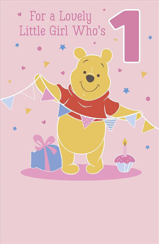 1st Birthday Girls Winnie the Pooh