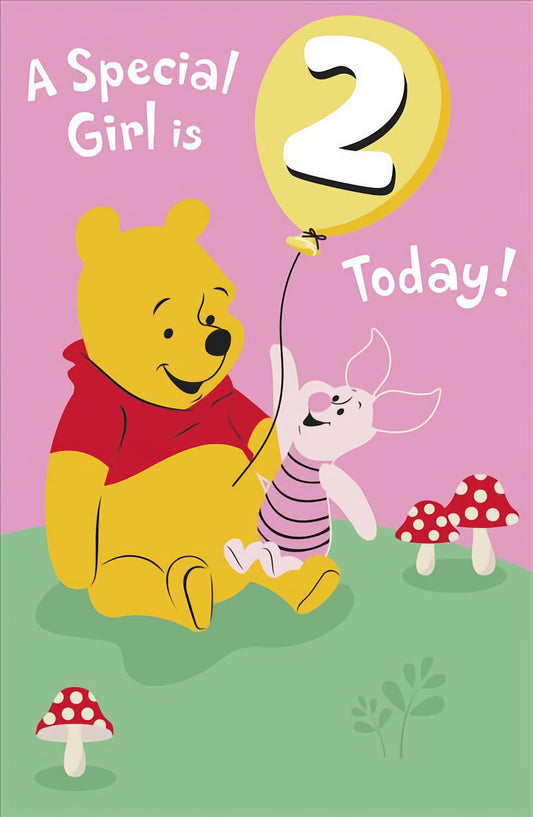 2nd Birthday Girls Winnie the Pooh