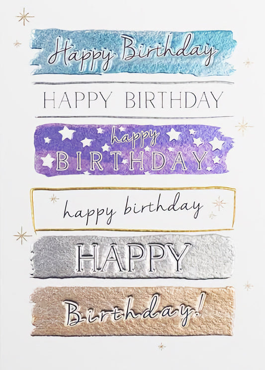 Happy Birthday Type