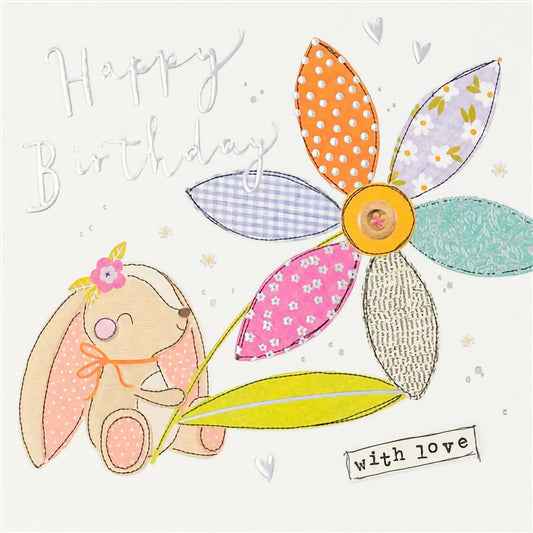 Rabbit With Flower