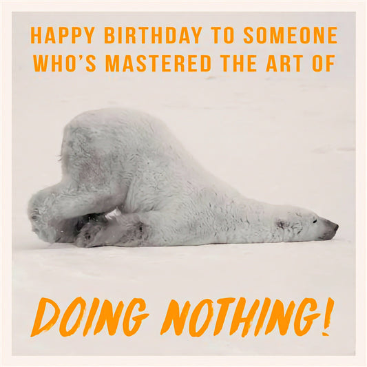 Doing Nothing