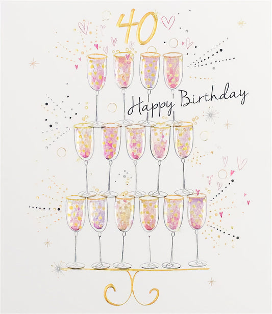 40th Birthday Champagne