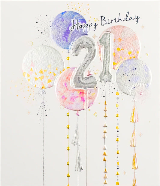 21st Birthday Balloons
