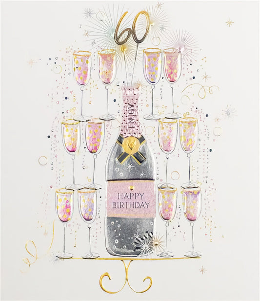 60th Birthday Champagne